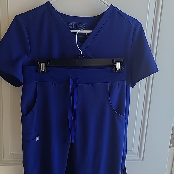 Figs Other Figs Scub Set Limited Edition Electric Blue Deep Royal